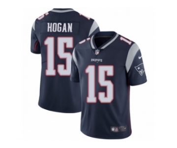 Men's Nike New England Patriots #15 Chris Hogan Vapor Untouchable Limited Navy Blue Team Color NFL Jersey