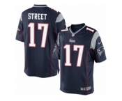 Men's Nike New England Patriots #17 Devin Street Limited Navy Blue Team Color NFL Jersey