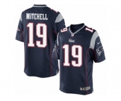 Men's Nike New England Patriots #19 Malcolm Mitchell Limited Navy Blue Team Color NFL Jersey