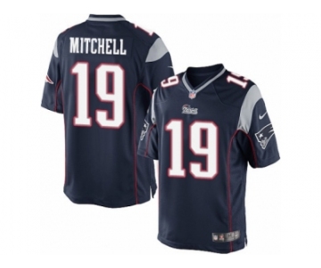 Men's Nike New England Patriots #19 Malcolm Mitchell Limited Navy Blue Team Color NFL Jersey