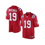 Men's Nike New England Patriots #19 Malcolm Mitchell Limited Red Alternate NFL Jersey