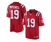 Men's Nike New England Patriots #19 Malcolm Mitchell Limited Red Alternate NFL Jersey