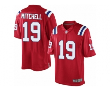 Men's Nike New England Patriots #19 Malcolm Mitchell Limited Red Alternate NFL Jersey