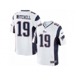 Men's Nike New England Patriots #19 Malcolm Mitchell Limited White NFL Jersey