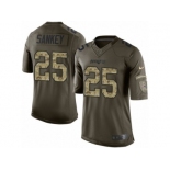 Men's Nike New England Patriots #25 Bishop Sankey Limited Green Salute to Service NFL Jersey