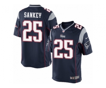 Men's Nike New England Patriots #25 Bishop Sankey Limited Navy Blue Team Color NFL Jersey