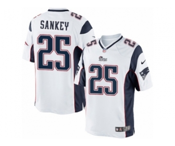 Men's Nike New England Patriots #25 Bishop Sankey Limited White NFL Jersey