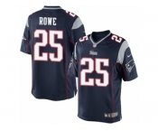 Men's Nike New England Patriots #25 Eric Rowe Limited Navy Blue Team Color NFL Jersey