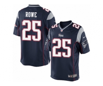 Men's Nike New England Patriots #25 Eric Rowe Limited Navy Blue Team Color NFL Jersey