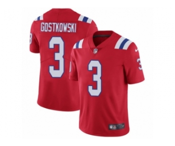 Men's Nike New England Patriots #3 Stephen Gostkowski Vapor Untouchable Limited Red Alternate NFL Jersey