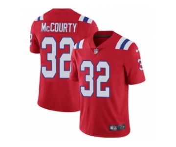 Men's Nike New England Patriots #32 Devin McCourty Vapor Untouchable Limited Red Alternate NFL Jersey