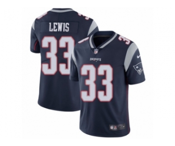 Men's Nike New England Patriots #33 Dion Lewis Vapor Untouchable Limited Navy Blue Team Color NFL Jersey