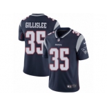 Men's Nike New England Patriots #35 Mike Gillislee Vapor Untouchable Limited Navy Blue Team Color NFL Jersey