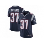 Men's Nike New England Patriots #37 Jordan Richards Vapor Untouchable Limited Navy Blue Team Color NFL Jersey