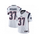 Men's Nike New England Patriots #37 Jordan Richards Vapor Untouchable Limited White NFL Jersey