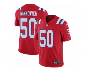 Men's Nike New England Patriots #50 Rob Ninkovich Vapor Untouchable Limited Red Alternate NFL Jersey