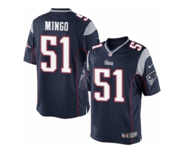 Men's Nike New England Patriots #51 Barkevious Mingo Limited Navy Blue Team Color NFL Jersey