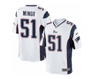 Men's Nike New England Patriots #51 Barkevious Mingo Limited White NFL Jersey