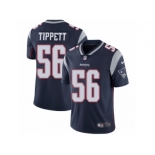 Men's Nike New England Patriots #56 Andre Tippett Vapor Untouchable Limited Navy Blue Team Color NFL Jersey