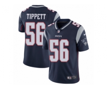 Men's Nike New England Patriots #56 Andre Tippett Vapor Untouchable Limited Navy Blue Team Color NFL Jersey