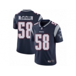 Men's Nike New England Patriots #58 Shea McClellin Vapor Untouchable Limited Navy Blue Team Color NFL Jersey