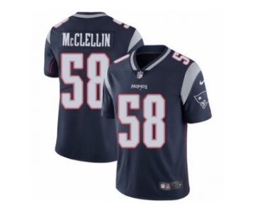 Men's Nike New England Patriots #58 Shea McClellin Vapor Untouchable Limited Navy Blue Team Color NFL Jersey