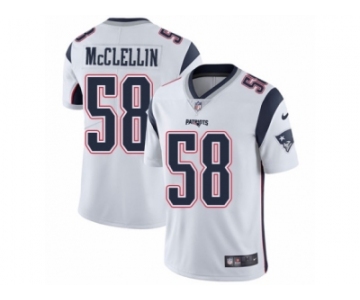 Men's Nike New England Patriots #58 Shea McClellin Vapor Untouchable Limited White NFL Jersey