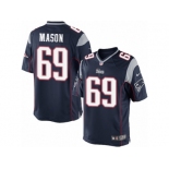 Men's Nike New England Patriots #69 Shaq Mason Limited Navy Blue Team Color NFL Jersey