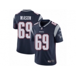 Men's Nike New England Patriots #69 Shaq Mason Vapor Untouchable Limited Navy Blue Team Color NFL Jersey