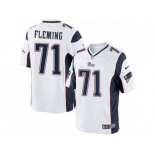 Men's Nike New England Patriots #71 Cameron Fleming Limited White NFL Jersey