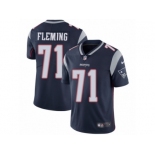 Men's Nike New England Patriots #71 Cameron Fleming Vapor Untouchable Limited Navy Blue Team Color NFL Jersey