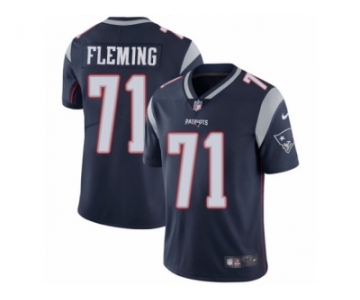 Men's Nike New England Patriots #71 Cameron Fleming Vapor Untouchable Limited Navy Blue Team Color NFL Jersey