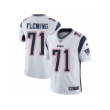 Men's Nike New England Patriots #71 Cameron Fleming Vapor Untouchable Limited White NFL Jersey