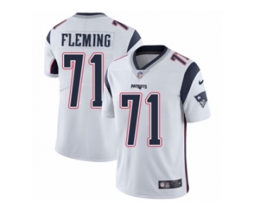 Men's Nike New England Patriots #71 Cameron Fleming Vapor Untouchable Limited White NFL Jersey