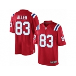 Men's Nike New England Patriots #83 Dwayne Allen Limited Red Alternate NFL Jersey