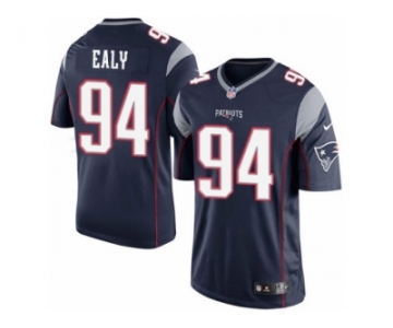 Men's Nike New England Patriots #94 Kony Ealy Limited Navy Blue Team Color NFL Jersey