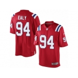 Men's Nike New England Patriots #94 Kony Ealy Limited Red Alternate NFL Jersey