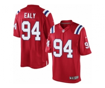 Men's Nike New England Patriots #94 Kony Ealy Limited Red Alternate NFL Jersey