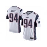 Men's Nike New England Patriots #94 Kony Ealy Limited White NFL Jersey