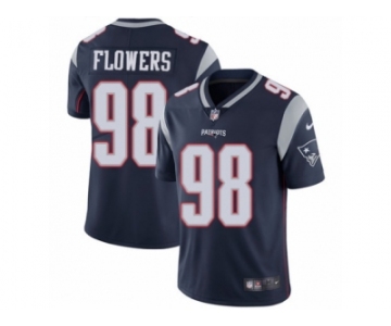 Men's Nike New England Patriots #98 Trey Flowers Vapor Untouchable Limited Navy Blue Team Color NFL Jersey