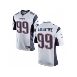 Men's Nike New England Patriots #99 Vincent Valentine Game White NFL Jersey