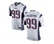 Men's Nike New England Patriots #99 Vincent Valentine Game White NFL Jersey