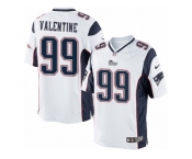 Men's Nike New England Patriots #99 Vincent Valentine Limited White NFL Jersey