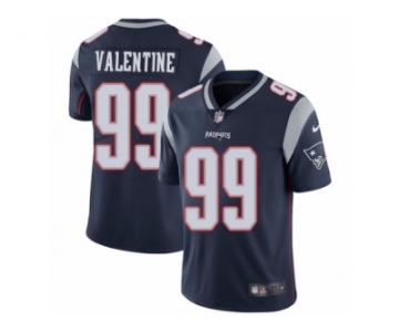 Men's Nike New England Patriots #99 Vincent Valentine Vapor Untouchable Limited Navy Blue Team Color NFL Jersey