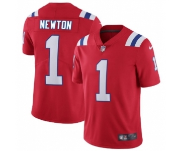 New England Patriots #1 Cam Newton Red Alternate Vapor Untouchable Limited Player Football Jersey