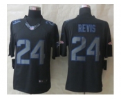 Nike New England Patriots #24 Revis Black Jerseys[Impact Limited]