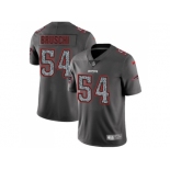 Nike New England Patriots #54 Tedy Bruschi Gray Static Men NFL Vapor Untouchable Limited Jerse