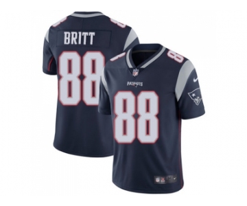 Nike New England Patriots #88 Kenny Britt Navy Blue Team Color Men Stitched NFL Vapor Untouchable Limited Jersey