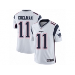 Nike Patriots #11 Julian Edelman White Men's Stitched NFL Vapor Untouchable Limited Jersey