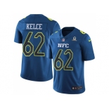 Nike Philadelphia Eagles #62 Jason Kelce Navy Men's Stitched NFL Limited NFC 2017 Pro Bowl Jersey